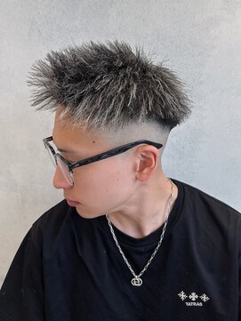 ルースト 西院店(ROOST) MEN’S HAIR/パイルツイスト/ホワイトハイライト