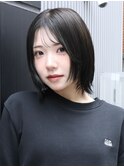 レイヤーボブ / 地毛風カラー