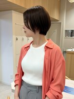 アビエブラン 若江岩田(abije blanc)&nbsp;大人可愛い丸みショートボブ【若江岩田】