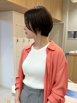 アビエブラン 若江岩田(abije blanc) 大人可愛い丸みショートボブ【若江岩田】