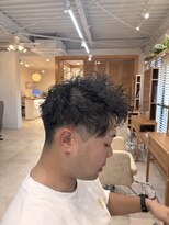 ナイアン エルア(naian elua)&nbsp;メンズパーマ　無造作ヘア