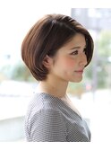 ナチュラルショートボブ