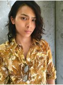 ミディアムロングのパーマ