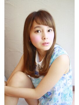 トヌコア ルア 下北沢店(TONUKOA RUA) 【TonuokaRua】透け感のハイカラー☆ハニートーンセミ