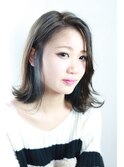 ブルーインナーカラー×アッシュベージュ