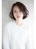 ゆるふわボブ/大人ボブパーマ/ショートボブパーマ