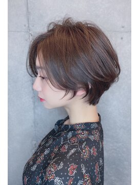 クーエフー(coo et fuu) 黄金比率のハンサムショートヘアー♪ココアブラウンカラー♪藤2