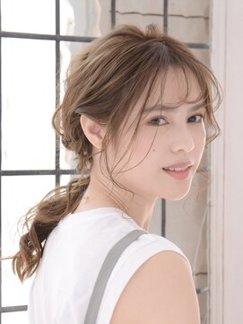 ロアー 葛西店(RAWR hair) 【RAWR】大人ゆるポニー_ロングヘアアンジ