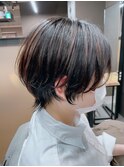 ナチュラルウルフショートボブ