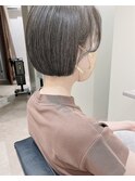 ボブヘアー[アッシュブラック/ニュアンスカラー]