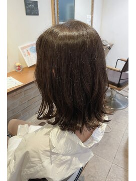 ネオリーブカップ 町田店(Neolive capu) 外ハネゆるウェーブスタイル透明感カラー【町田/町田駅】