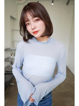 アンジェリカ 名古屋店(ANGELICA) 大人かわいい　チョコレートブラウン　ボブ