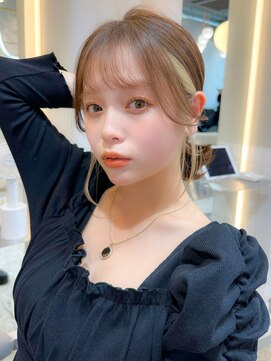 シーシンジュク 新宿南口(Sea shinjuku) 大人ガーリー×ブリーチなし◎前髪/顔周り×韓国ロング[新宿]