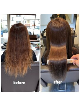 ビープライズ(Be PRIZE) ハイダメージ毛でもまとまりのある髪に変化