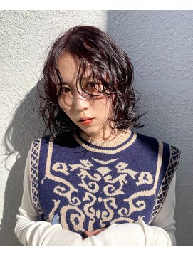 メルシー(merci.) カシスカラー×レイヤーパーマ