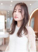 20代30代大人かわいい前髪/レイヤーカット/こっくりカラー/美髪