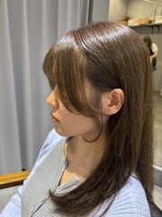 韓国風ヘアにも◎お顔周りカット