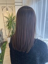 ベルメール ヘアー(Belle mer hair) 透明感グレージュヘア　セミロング　髪質改善トリートメント