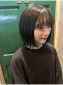 外ハネショートボブ