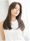 ローレイヤー×暗めオリーブベージュ