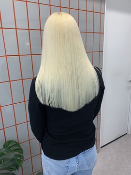 ペレ 渋谷(PELE) デザインカラー/レイヤーカット/ウェットヘア/オリーブベージュ