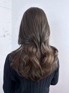 アイティーバイアルバム 下北沢店(IT by ALBUM) マロンベージュメルティカラーフェミニンロング_ba499781