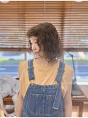 ミディアム×強めパーマ