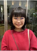 暗髪bob