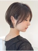 イメチェン外ハネボブ美髪ワイドバングレイヤーショート/大宮
