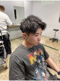 アップバングショート/メンズカット