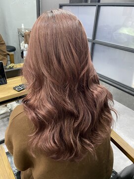 ウェイビー 桜木町店(WAVY) 【ブリーチあり】ブラウンピンクベージュ