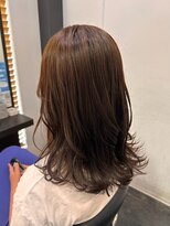 エクファ ヘア シェリル 草津 南草津店(ex-fa hair cherir)&nbsp;くびれヘア/アプリコットオレンジ/夏のヘアアレンジ/南草津