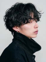 フィフス(fifth) 原宿無造作微分けシャドウパーマ黒髪マッシュウルフカットfifth