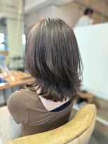 ポタム 東中野(potamu)&nbsp;レイヤーヘア×グレージュ