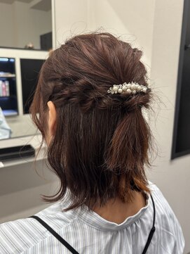 【ヘアセット】暗めカラー/グランマッシュ/中島