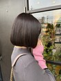 シロ 鯖江店(shiro) カカオブラウンミニボブ
