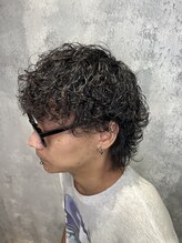 【＊ウルフパーマ×ツイストスパイラルパーマ＊】20代後半におすすめの大人モテパーマ◎【心斎橋/メンズ】