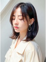 モッズヘア 足利(mod'hair)&nbsp;小顔似合わせカットダークベージュ艶感カラーくびれレイヤー