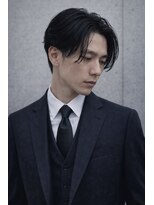 ベル 銀座5丁目店(Belle)&nbsp;《スーツ仕事でもカッコいい》/フェザーパーマ/センターパート