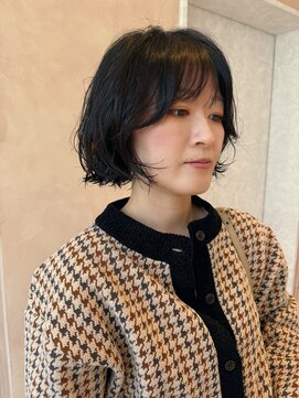 オン キャナルシティ博多前店(on) 【晴音】ボブパーマ/パーマ/30代