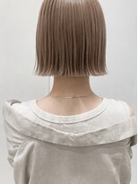 ヴェイン 渋谷(vain)&nbsp;切りっぱなしボブ×シアーベージュ