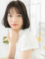 プリモカ 綾瀬(primoC) 綾瀬/髪質改善/透けバング!グレーブラウン!ハッシュカットボブd