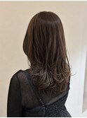 ラベンダーブラウン×ミディアムレイヤー