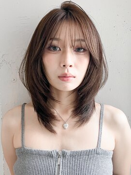 キリ 表参道(kyli) こなれヘアレイヤーカットワンホンレイヤー艶感ワンカール