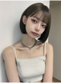 韓国ボブレイヤーボブレイヤーボブ髪質改善ボブ20代ミニボブ