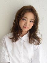 アース コアフュールボーテ 北小金店(EARTH coiffure beaute) 愛されスタイル定番★ふんわりセミディ【ＥＡＲＴＨ北小金】