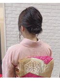 着物ヘアアレンジ