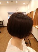 [サンクスヘアー]　ショートボブ