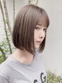 ナイン 麻布十番(NINE) スッキリボブと透け感グレージュで柔らかく☆