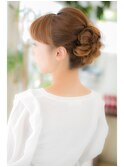 大人艶めくまとめ髪♪シニヨンスタイル